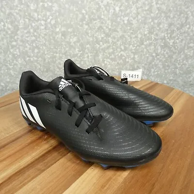Adidas Predator Edge.4 Flexi-Ground Jr Cleats Mens 5 Black Football Shoes GX5217 • $26