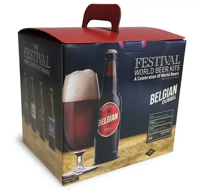 Festival Beer Lager Making Kits Make Home Brew Refill World Belgian Dubbel • £29.95