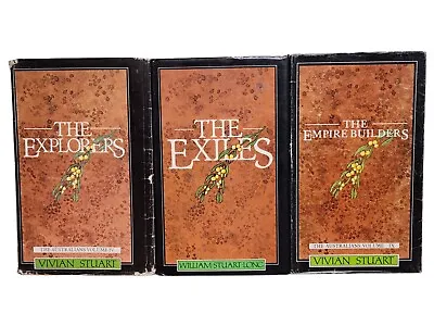 William Stuart Long / Vivian Stuart Hardcover Book X 3 Exiles Explorers Empire • $37.90