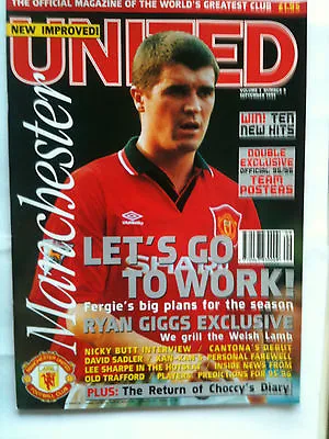 MINT Vol 3 No 9 Manchester United Official Magazine September 1995 • £3