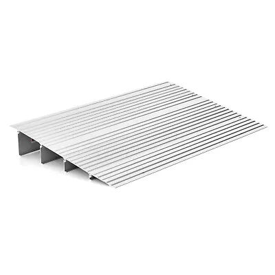 4  Door Threshold Ramp Aluminum Adjustable Rise Entry Ramp For Wheelchair • $69.95