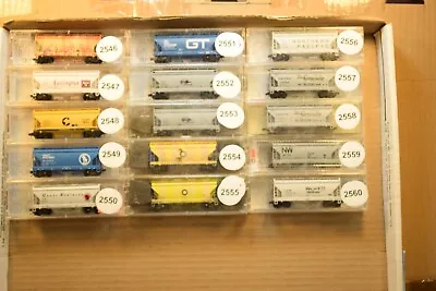 Micro-Trains 2 BAY COVERED HOPPER ACFX C&O GN MP RG D&RGW UP CNW Sold Individual • $29.95