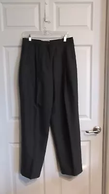 Nw/out Tags Amanda Smith Women 14 Gray Black Herringbone Dress Pants Full Lined- • $25.29