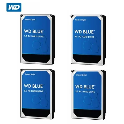 WD Blue 1TB 2TB 3TB 4TB HDD PC Hard Disk Drive Western Digital Blue 3.5  SATA • $209.95