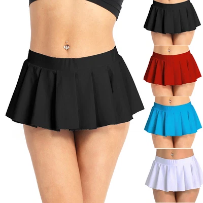 £7.99 • Buy Womens Pleated Mini Skirt Schoolgirl Micro Short Dress Cosplay Club Costume