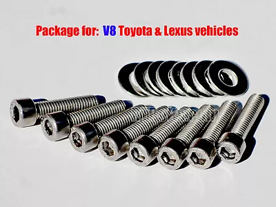 8 Coil Pack Screws Bolts Toyota Tundra - Lexus GX460 & Other V8 - Stainless Cap • $8