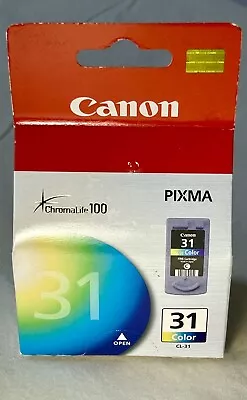 Genuine OEM Canon CL-31 Tri-Color Ink Cartridge For PIXMA Printers~NEW SEALED • $14.95