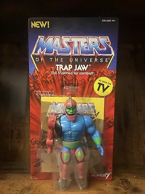 2019 Super7 Masters Of The Universe TRAP JAW Action Figure ~ Super 7 • $44.99