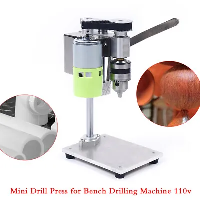 Mini Drill Press Bench Electric Drill Machine Work Bench 2 Speed Milling Machine • $51.30