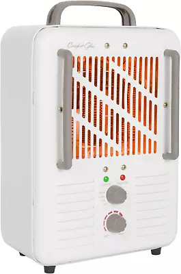 EUH341 Milkhouse Style Electric Heater 5200 Btu White Length: 7In Width: 10. • $52.29