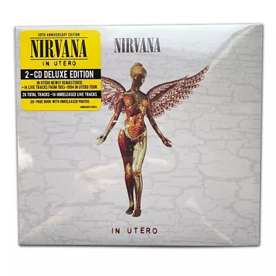 Nirvana - In Utero [30th Anniversary Deluxe Edition] New 2CD Album • $27.49