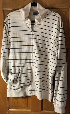 $45 • Buy Polo Ralph Lauren. Half- Collar Cardigan. Size XXL. Full Zipper With Elbow Patch