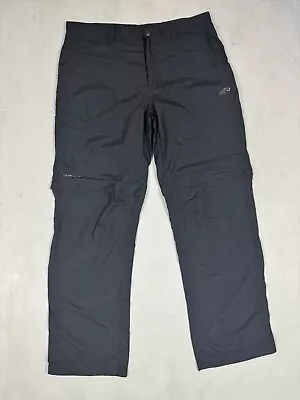 MAMMUT  Breathable Black Walking Trousers  Outdoor  38in Waist 30 Leg • £35