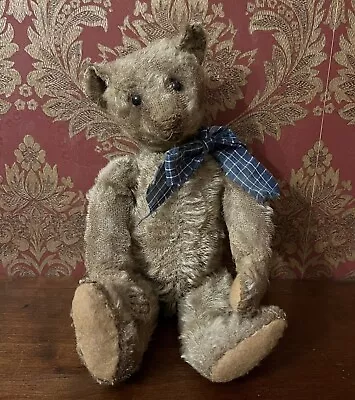 13” Antique Blonde Mohair Steiff Teddy Bear • $202.50