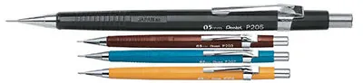 Pentel P200 Automatic Mechanical Pencil - 0.3 0.5 0.7 0.9 Mm P203 P205 P207 P209 • £5.99