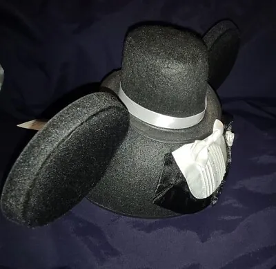 Disney Mickey Mouse Groom Ears - Tuxedo Design Top Hat Tails & Of Course Ears • $16