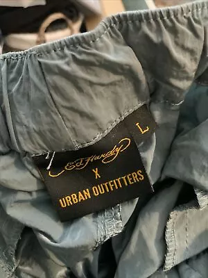 Ed Hardy Urban Outfitters Womens Cargo Pants Size L Grey • £20