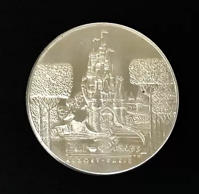 Euro Disney Grand Opening Souvenir Coin Medallion April 12 1992 Castle & Mickey • $10