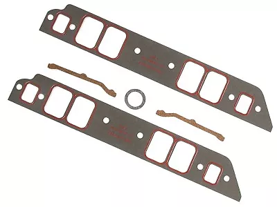 Mr Gasket 5817 BBC Chevy 1.85 X 2.55 Rectangle Port Ultra Seal Intake Gasket Set • $40.95