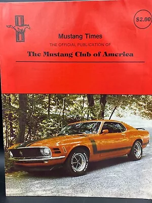 Mustang Times Magazine January 1981 Mustang Club Of America • $6.49