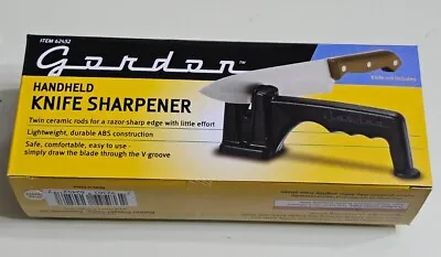 Gordon Handheld Knife Sharpener Easy To Use Ceramic Rods • $12.99