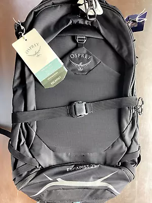 Osprey Escapist 25L Biking Backpack Bag Black Medium/Large NEW • $128