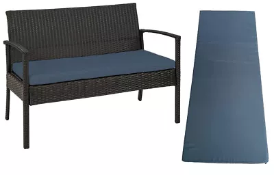 Outdoor 2/3/4 Seater Bench Pad Waterproof Fabric Garden Furniture Seat Cushions • £17.99