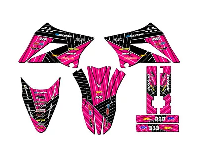 2010-2023 KLX 110 RACE SERIES Pink Senge Graphics Kit Compatible With Kawasaki • $74.99