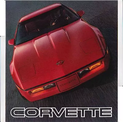 1985 CHEVROLET CORVETTE US Large Format 4 Page Brochure  • $18