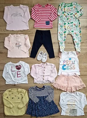Baby Girl Clothes Bundle 9-12 Months Outfits Next Mothercare Tu George 13 Items • £15.99