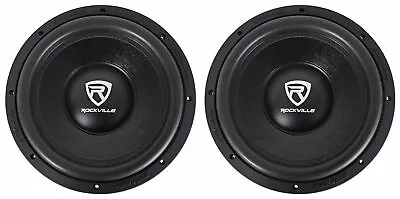 (2) Rockville W12K6D2 V2 12  4800 Watt Car Audio Subwoofers Dual 2-Ohm Subs • $174.90