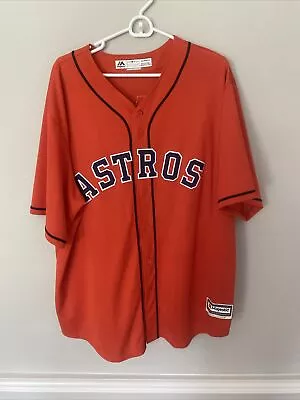 Majestic Astros Jersey - Verlander - Orange - 2XL • $30