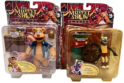 Action Figure Set Of 2 The Muppet Show 25 Years Series 2 Fozzie And Gonzo Damage • $69.99