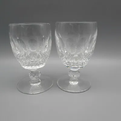 $89.99 • Buy Waterford Crystal Colleen Water Goblets - Set Of Two
