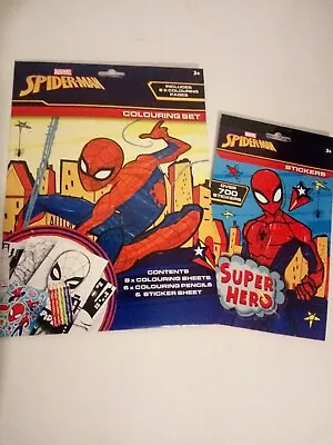 £6 • Buy Boys  Spiderman Colouring And Sticker Book Bundle