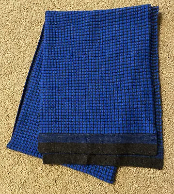 Authentic MARC JACOBS 100% Cashmere Scarf In Blue Gray Knit NWOT • $60