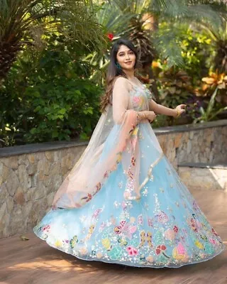 Sabyasachi Lehenga Choli Indian Wedding Dress PartyWear Lehenga Designer Lehenga • $128.78
