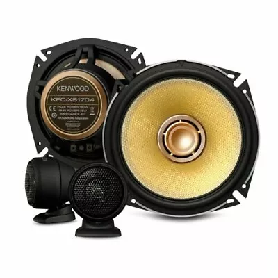 **BRAND NEW** Kenwood KFC-XS1704 6.5 Hi-Res Component Split Speakers Clean Audio • $399