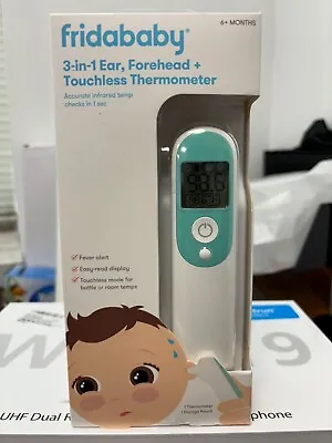 Frida Baby Infrared Thermometer 3-In-1 Ear Forehead Touchless Babies & Toddlers • $29.95