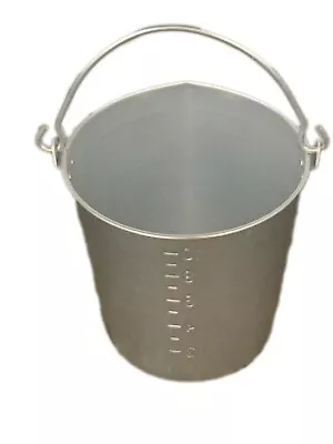 Melasty 10L/2.6Gallon Measuring Metal Milk Pail Bucket • $120