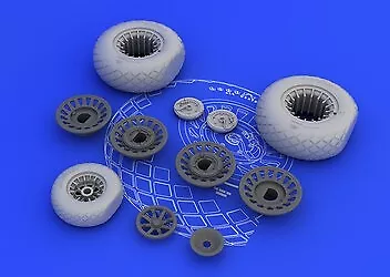 Eduard 632014 1/32 Aircraft- B25H/J Wheels For HKM (Resin) • $13.99