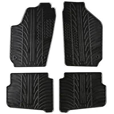 For Volkswagen Polo 2001-2008 Car Floor Mats Rubber All Weather Heavy Duty Liner • $52.34