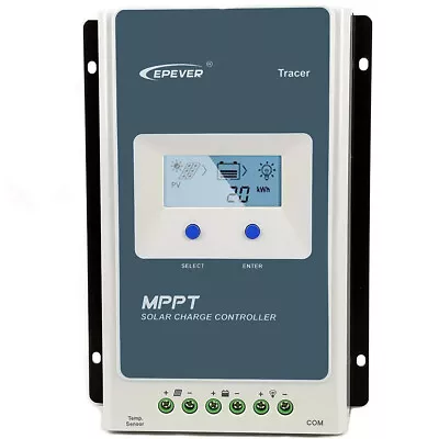 Epever MPPT Solar Charge Controller Tracer Power Regulator  10/20/30/40A PV100V • $86.63