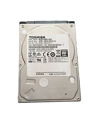 Toshiba 1TB MQ01ABD100V 3Gb/s 2.5  SATA Hard Drive 5400RPM 8MB Cache - Used  • £19.95