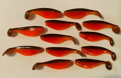  NEW Mister Twister Shad 3  - 12- Pack- Sassy Shad - Craw Craw Crawfish • $7