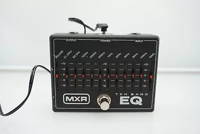 Vintage Rare MXR M-108 10 Band Graphic EQ Guitar Effect Pedal | TESTED WORKS! • $85