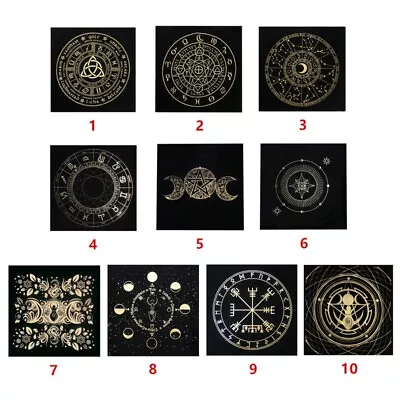 Altar Divination Pendulum Tablecloth Mat Board Game Tarot Cloth Oracles Card Pad • £8.48