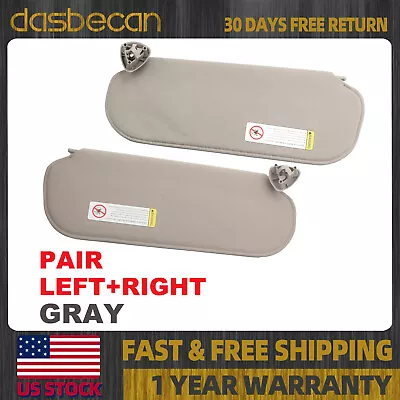 1 Pair Left Right Sun Visor W/o Light For Chevy Express GMC Savana 1999-2019 • $58.99