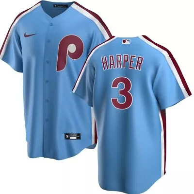 YOUTH XL Philadelphia Phillies Bryce Harper  Stitched Jersey NWT! READY TO SHIP  • $52.99