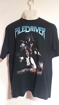 Piledriver Stay Ugly T Shirt Thrash Metal Annihilator Voivod Overkill Exciter • $21